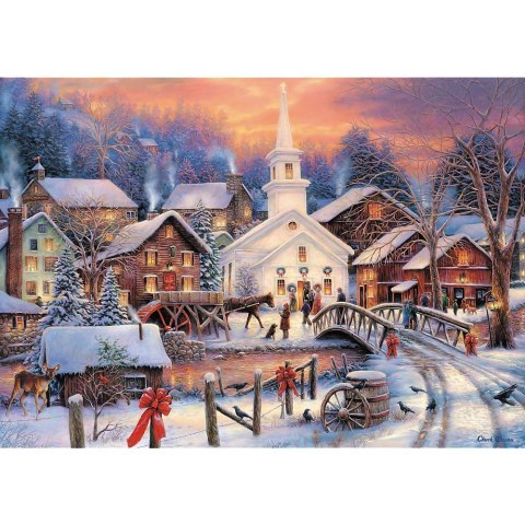 Puzzle 1000 elementĂłw BiaĹe ĹwiÄta Trefl
