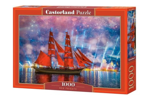 Puzzle 1000 elementów Czerwona fregata Castor