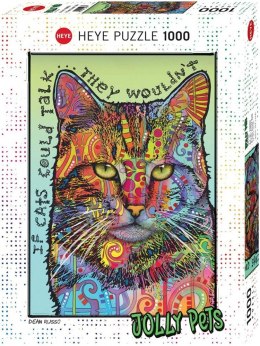 Puzzle 1000 elementów Gdyby koty mogły mówić Heye