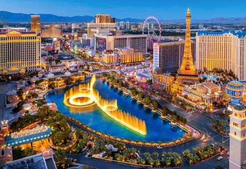 Puzzle 1500 elementów Las Vegas Castor