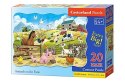 Puzzle 20 elementów MAXI Zwierzęta na farmie Castor