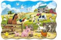 Puzzle 20 elementów MAXI Zwierzęta na farmie Castor