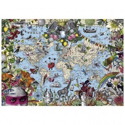 Puzzle 2000 elelementów Dziwny Świat Heye