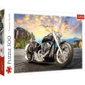 Puzzle 500 elementĂłw Czarny motocykl Trefl