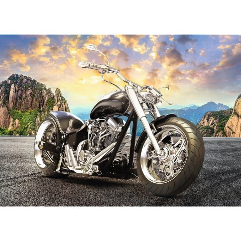 Puzzle 500 elementĂłw Czarny motocykl Trefl