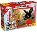 Puzzle Bing 2x12 elementów W szkole Lisciani