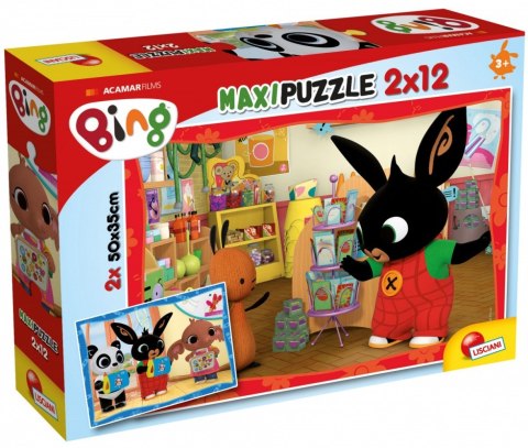 Puzzle Bing 2x12 elementów W szkole Lisciani