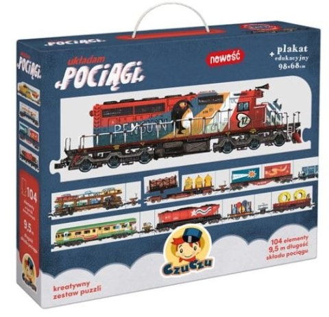 Puzzle Układam pociągi CzuCzu