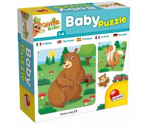 Puzzle - W lesie Carotina Baby Lisciani