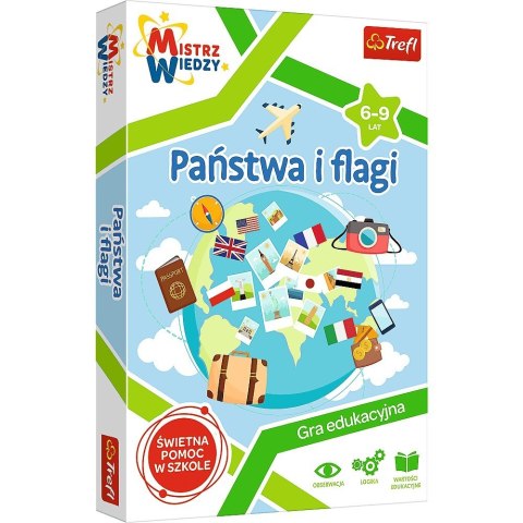 Gra Państwa i Flagi Mistrz Wiedzy Trefl