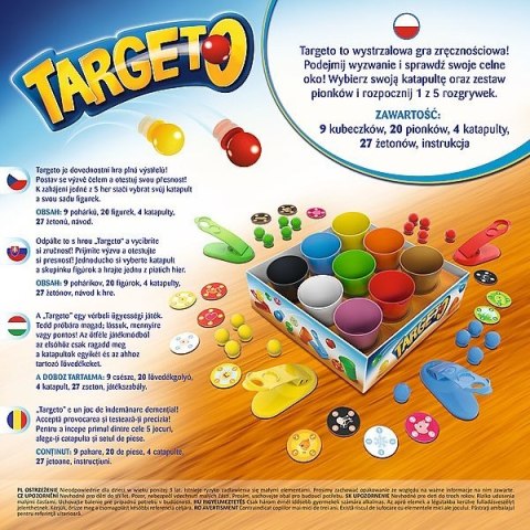Gra Targeto kubeczki traf do celu Trefl