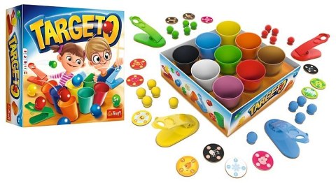 Gra Targeto kubeczki traf do celu Trefl