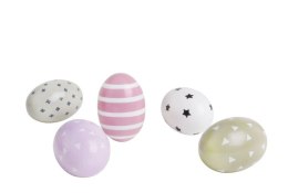 Grzechotka drewniana Jajko pastel IWood