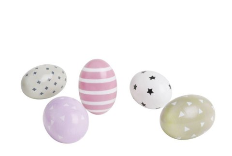 Grzechotka drewniana Jajko pastel IWood