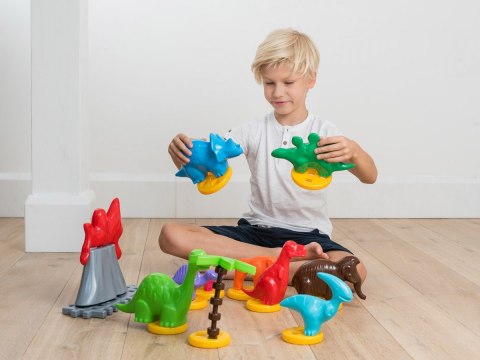 Klocki Dinozaury worek 25 elementów Marioinex