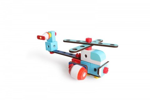 Klocki drewniane konstrukcyjne Helikopter IWood