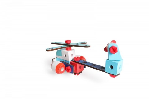 Klocki drewniane konstrukcyjne Helikopter IWood