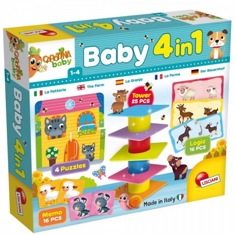 Zestaw Carotina Baby 4 w 1 Lisciani