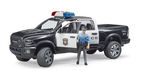 Auto Dodge RAM 2500 Policja z figurką BRUDER