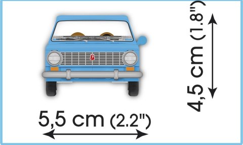 Klocki 1970 Lada 2101 96 elementów Cobi Klocki
