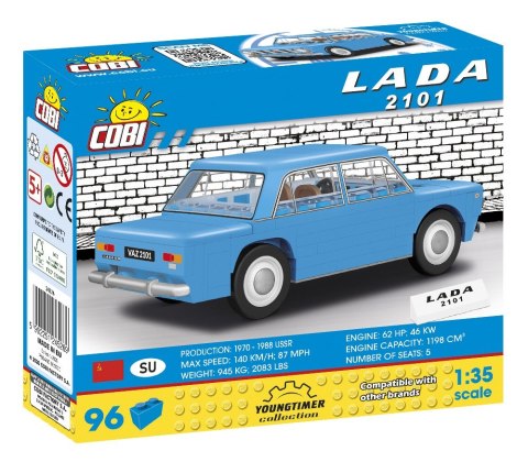 Klocki 1970 Lada 2101 96 elementów Cobi Klocki