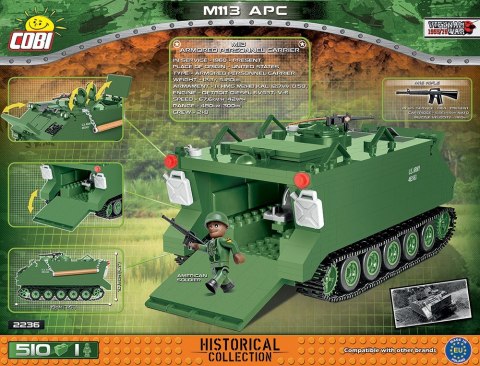 Klocki HC Vietnam War M113 APC 510 elementów Cobi Klocki