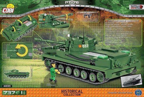 Klocki HC Vietnam War PT-76 737 elementów Cobi Klocki