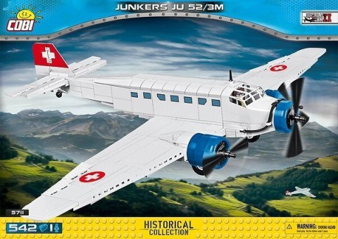 Klocki HC WWII Junkers JU 52/3M 542 elementów Cobi Klocki