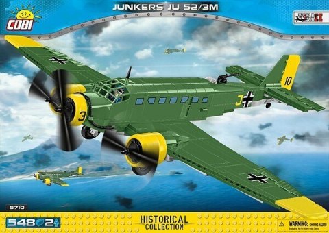 Klocki HC WWII Junkers JU 52/3M 548 elementów Cobi Klocki