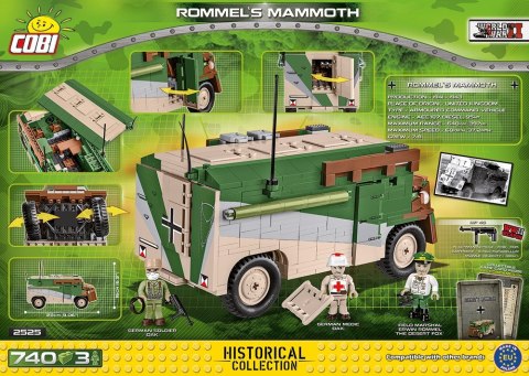 Klocki HC WWII Rommels Mammoth 740 elementów Cobi Klocki