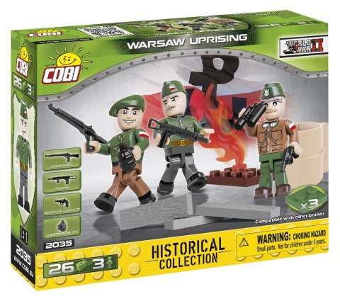 Klocki HC WWII Warsaw Uprising 26 elementów Cobi Klocki