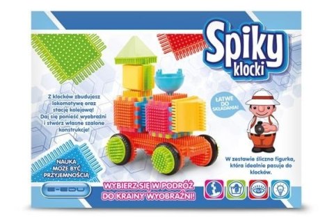 Klocki Spiky Lokomotywa 42 elementy Artyk