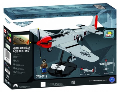 Klocki Top Gun P-51D Mustang 1/35 Cobi Klocki