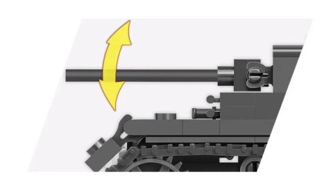 Klocki World of Tanks PZ. KPFW. III AUSF.J 1/48 Cobi Klocki