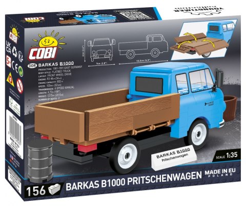 Klocki Youngtimer Barkas B1000 Pritischenwagen 156 elementów Cobi Klocki