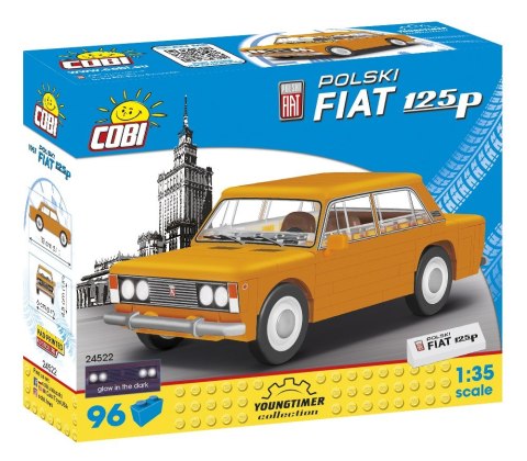 Klocki Youngtimer Polski Fiat 1 25P 96 elementów Cobi Klocki