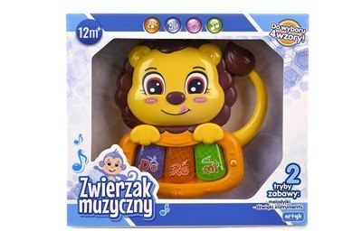 Pianinko Zwierzak muzyczny - Lew E-Edu Artyk