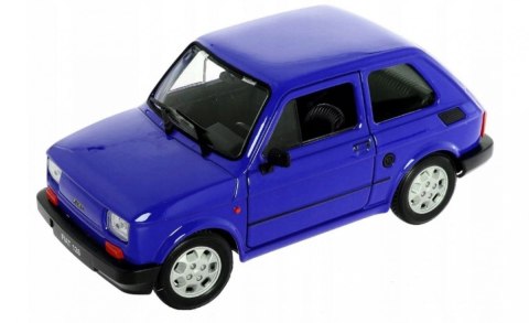 Pojazd Fiat 126P niebieski 1:21 Dromader