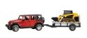 Pojazd Jeep Wrangler Rubicon z przyczepa 1-osiowa BRUDER