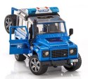 Pojazd Land Rover Defender Policja z przyczepą BRUDER