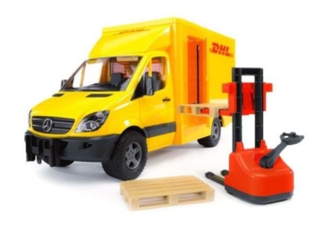 Pojazd MB Sprinter DHL z podnośnikiem BRUDER