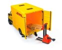 Pojazd MB Sprinter DHL z podnośnikiem BRUDER