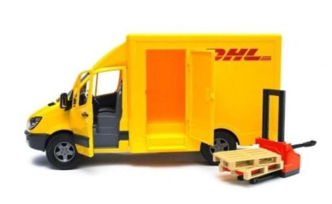 Pojazd MB Sprinter DHL z podnośnikiem BRUDER