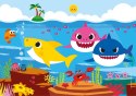 Puzzle 2x20 elementów Super kolor Baby Shark Clementoni