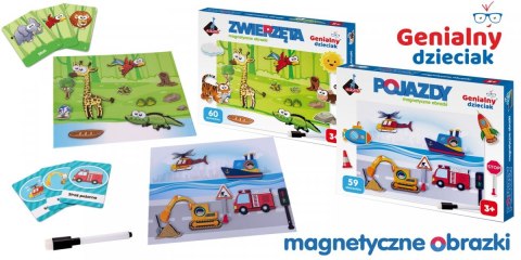 Puzzle magnetyczne - Zwierzęta ASKATO