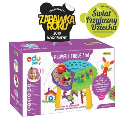 Stolik edukacyjny 3 w 1 Wader