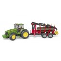 Traktor John Deere 7930 z przyczepą do bali BRUDER