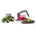 Traktor John Deere 7930 z przyczepą do bali BRUDER