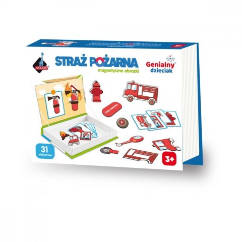 Układanka magnetyczna - Straż pożarna ASKATO