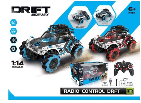 Auto R/C 1:14 2,4 GHz z ładowarką USB Madej